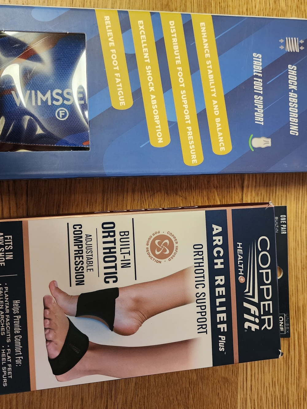 Copper Fit Arch Relief Plus Orthotic Support - Bundle